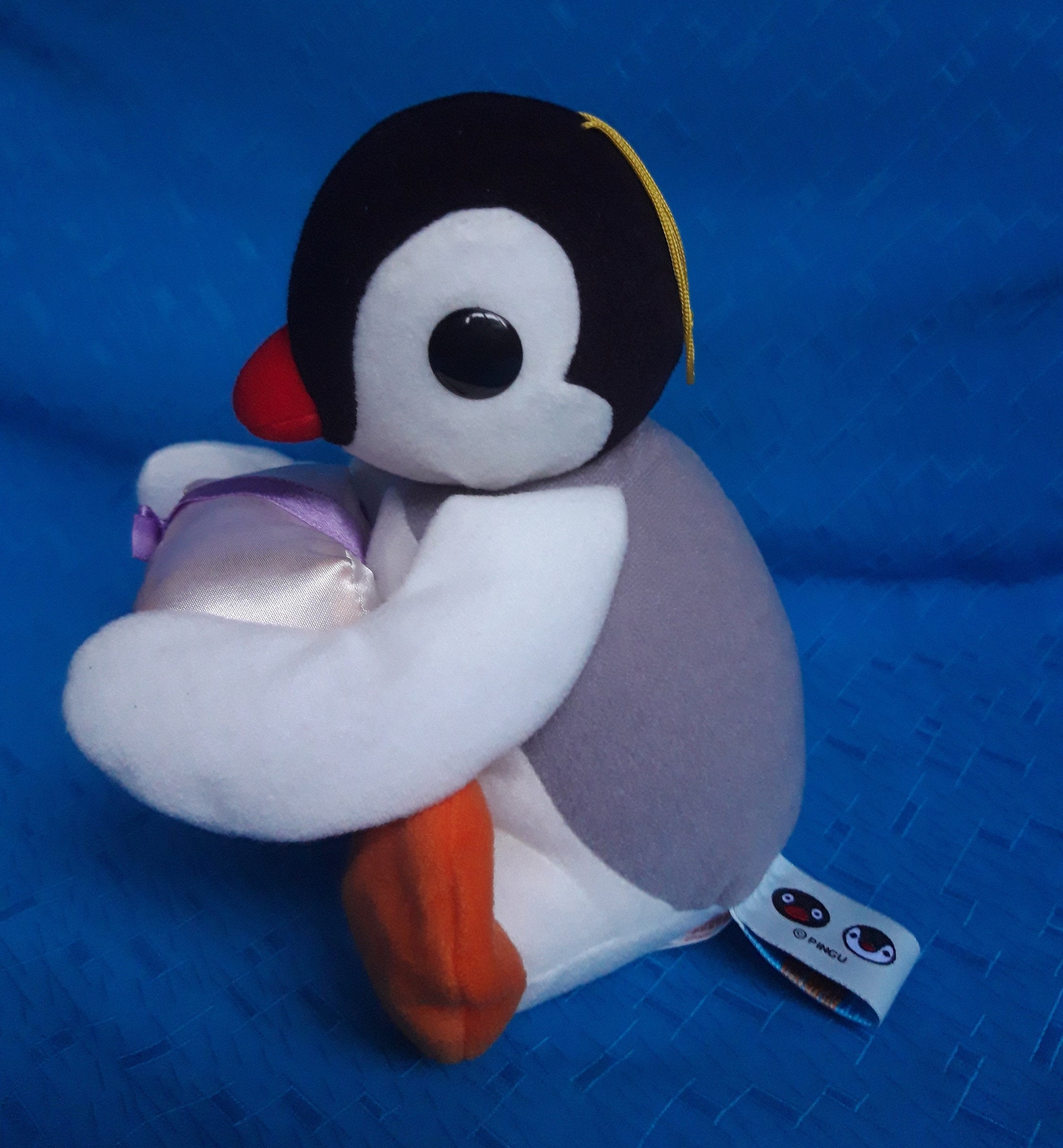 Vintage Pinga 20th Anniversary Banpresto 2000 Pingu Plush Stuffed