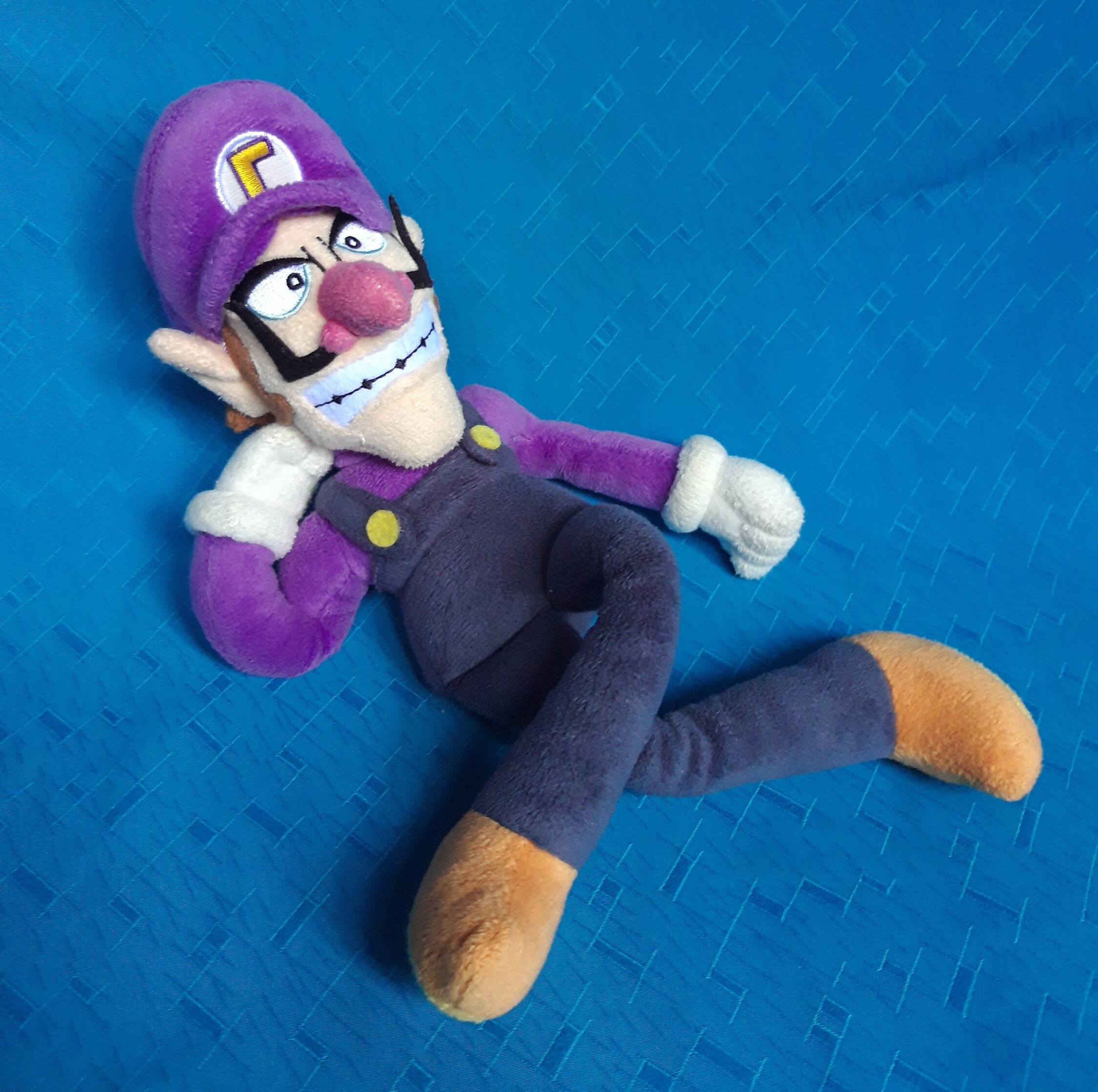 Super Mario Waluigi Nintendo SANEI Plush Stuffed Doll Soft Toy Etsy