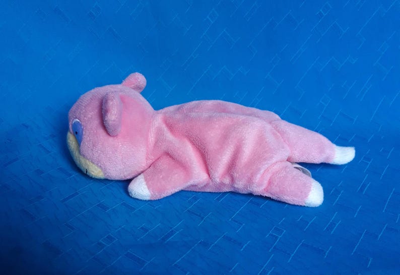 Slowpoke Bean Pokemon Center Nintendo Plush Stuffed Doll Soft Toy Etsy