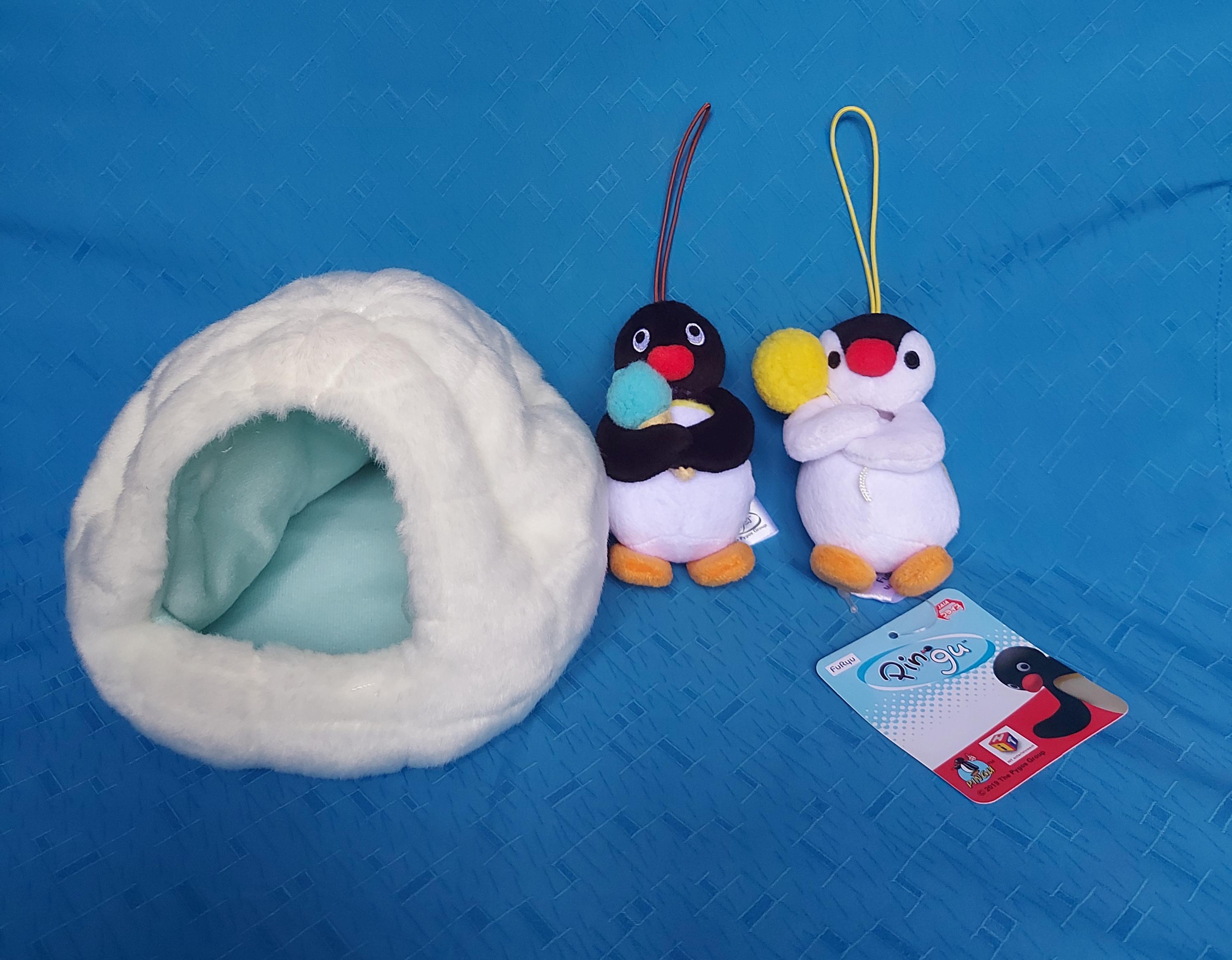 ピンガ・ピングー イグルーハウス付きぬいぐるみ人形 ソフトトイ 