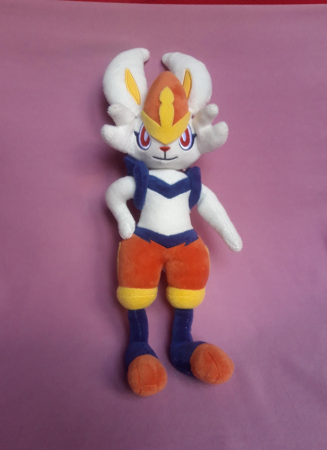45cm Cinderace Plush Toy – Soft Stuffed Animal Doll For Kids, Pokémon Inspired