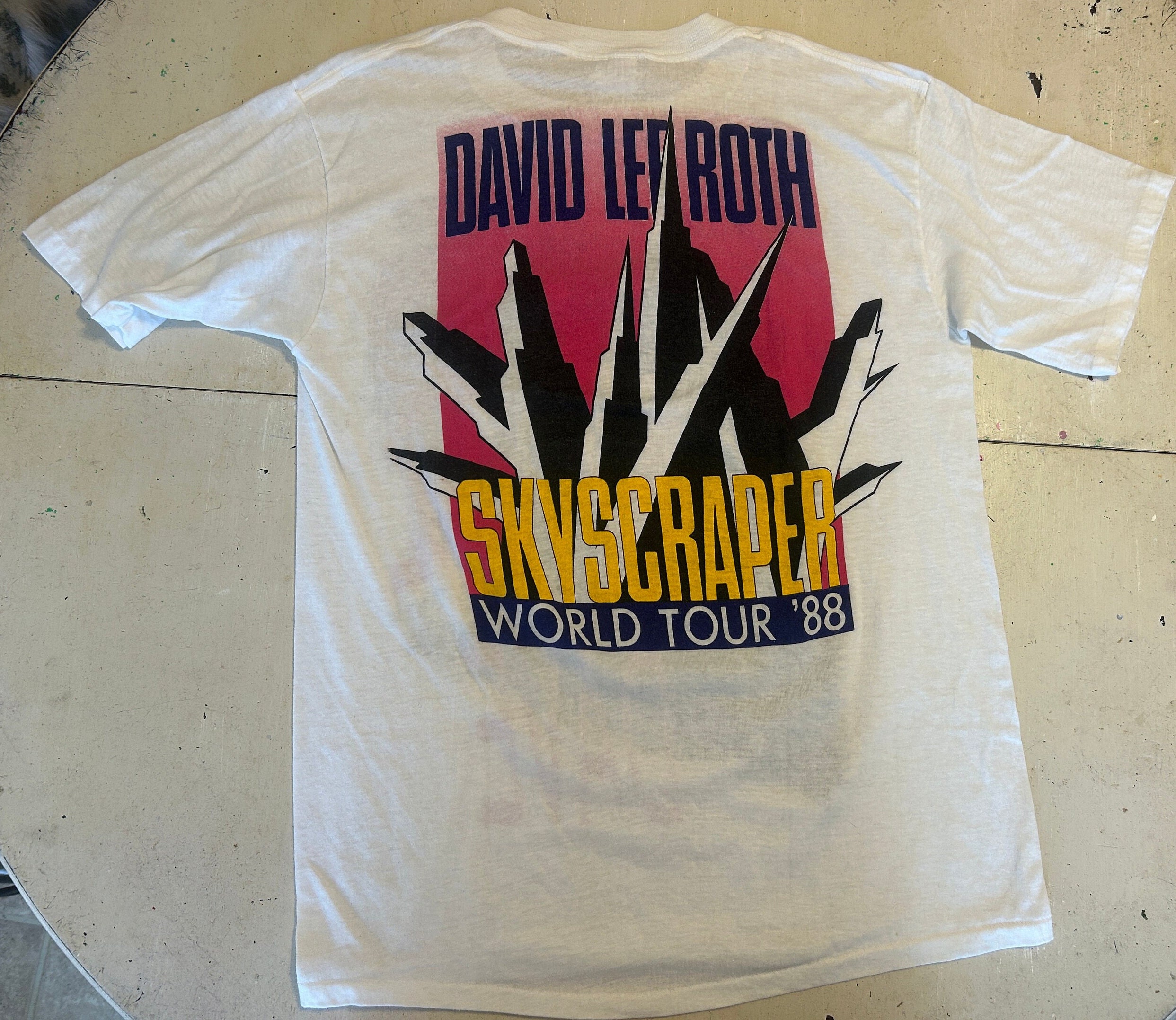 Original Vintage Diamond Dave Tour Shirt Van Halen, David Lee Roth - Etsy