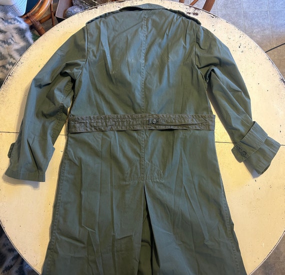 Vintage Army Trenchcoat - image 3