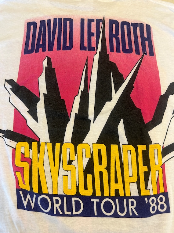 Original Vintage Diamond Dave Tour Shirt - Van Ha… - image 4