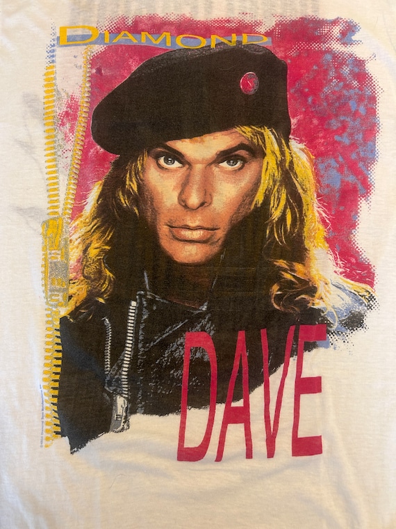Original Vintage Diamond Dave Tour Shirt - Van Ha… - image 5