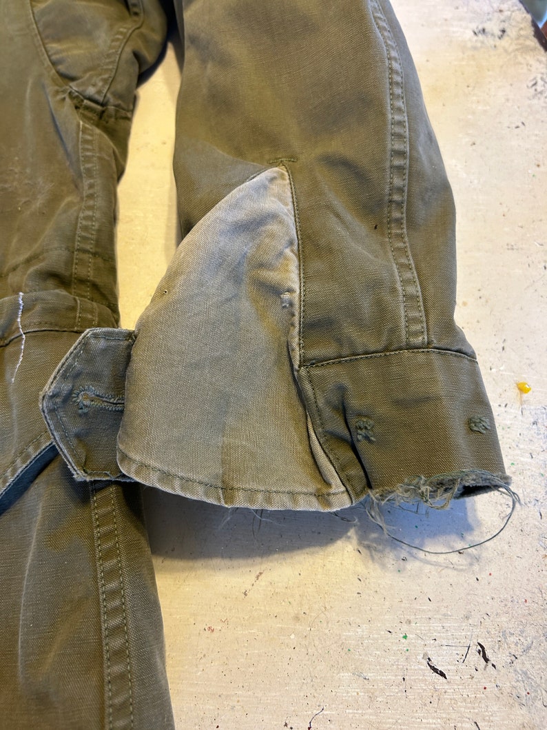 Vintage Distressed Frayed Cargo Jacket main image 1