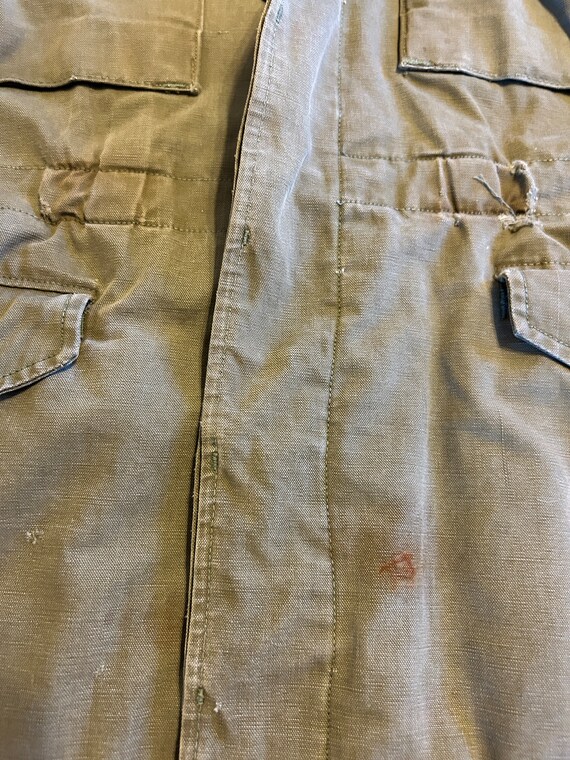 Vintage Distressed Military Army Jacket - image 5