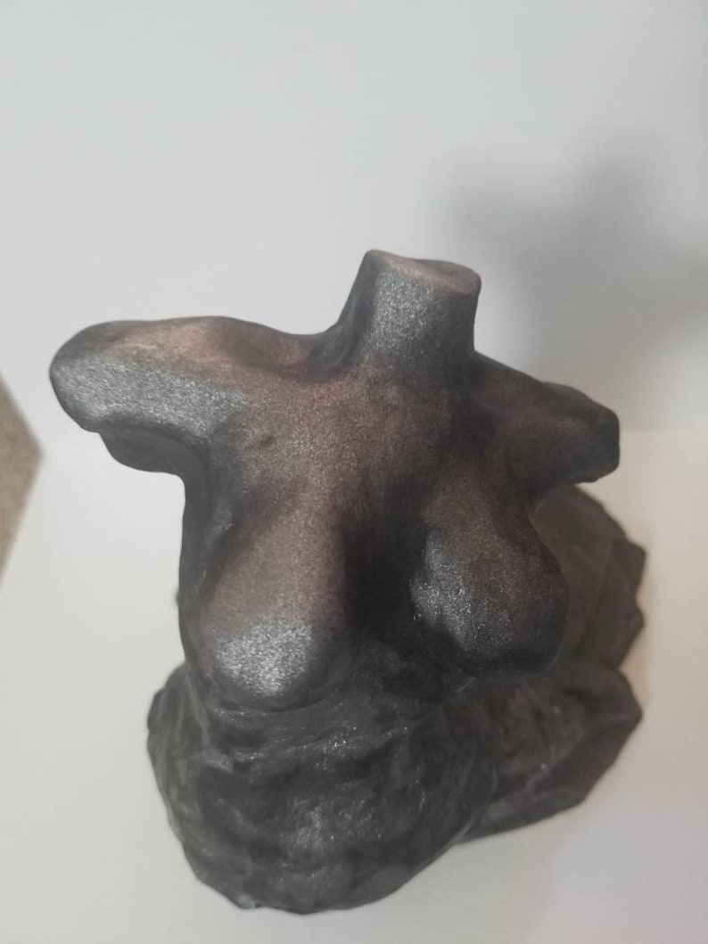 Female ceramic body sculpture