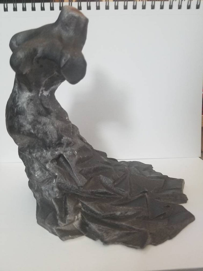 Female ceramic body sculpture