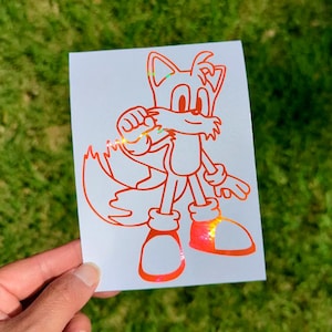 Video Game, Vinyl Tails Sticker/Decal