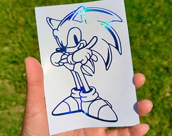 Video Game, Vinyl Sonic Sticker/Decal