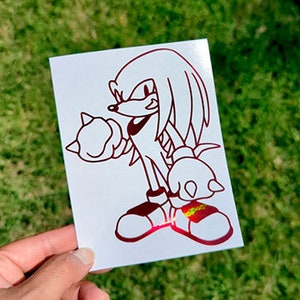 Video Game, Vinyl Knuckles Sticker/Decal