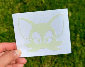 Video-Game, Rouge the Bat Character Vinyl Decal/Sticker