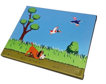 Duck Hunt Canvas Print - Retro Video Game Wall Art - Gamer Decor -  NES