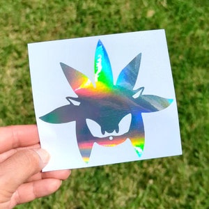 Video-Game, Silver Hedgehog Character Vinyl Sticker/Decal