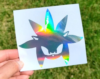 Video-Game, Silver Hedgehog Character Vinyl Sticker/Decal