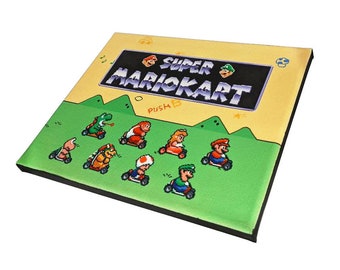 Super Mario Kart Canvas Wall Art