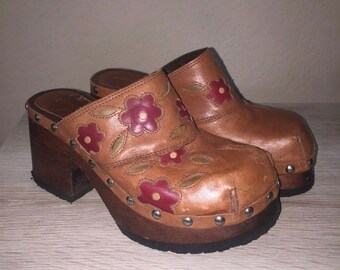platform clogs and mules