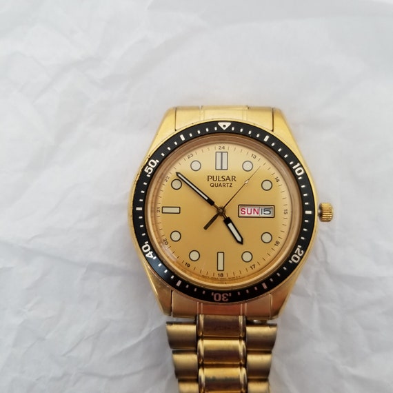 Pulsar top quartz chronograph