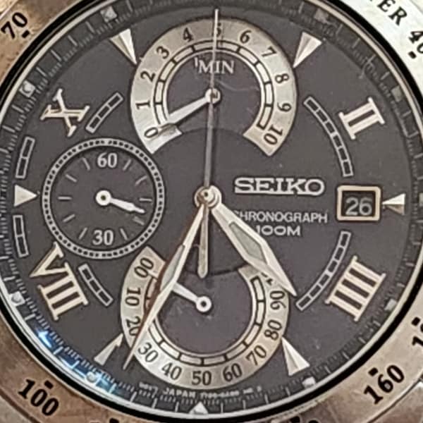 Seiko Le Grand Sport double retrograde quartz chronograph/tachymeter