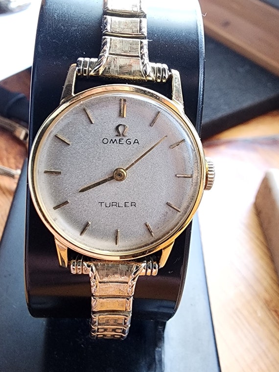 18k solid gold ladies' manual wind Omega Türler  w