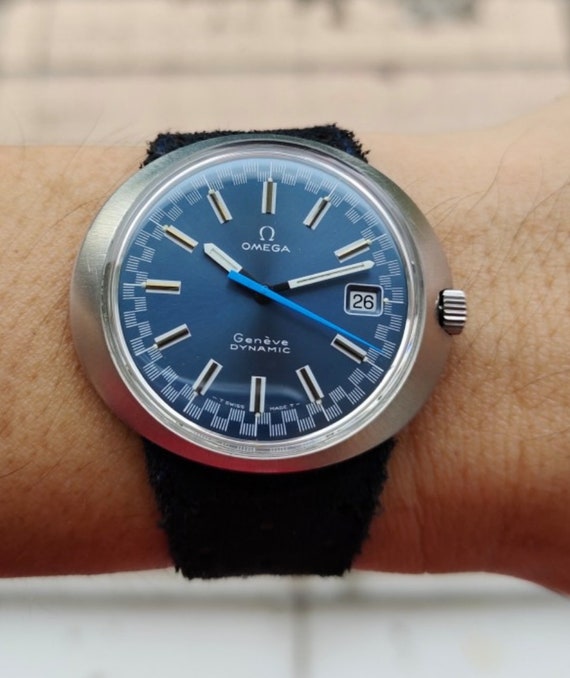 Vintage Omega Geneve Dynamic Racing 