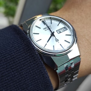 Vintage Seiko 3803-7020 Seiko Quartz Mens Vintage Watch Japan | Etsy