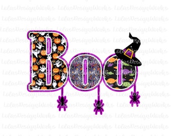 ハロウィーンのキャンディブーと魔女の帽子のアートワーク png、jpg、Silhouette Cameo、Cricut Design Space、Brother Scan and Cut、Sg400