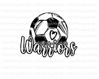 ウォリアーズ サッカー、png、jpg、eps、svg、dxf、クリップアート、昇華、シルエット カメオ、クリカット デザイン スペース、ブラザー スキャン カット ファイル