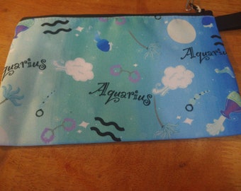 Big Aquarius Horoscope Pencil Bag