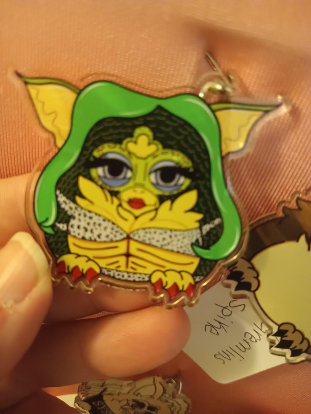 Horror Lady Gremlin Keychain - Etsy