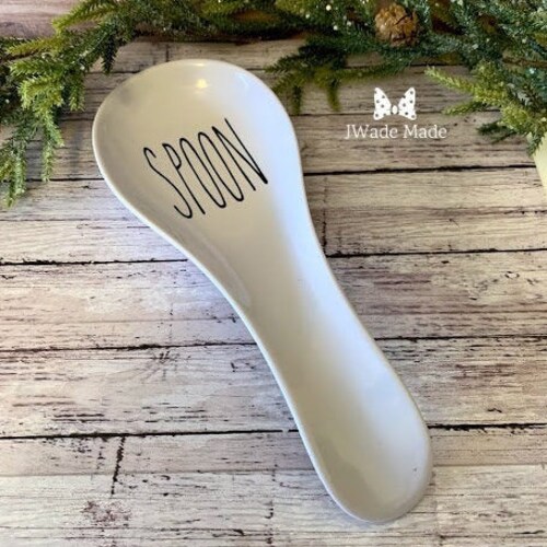 Farmhouse Kitchen Decor Farmhouse Spoon Rest Rae Dunn Inspired Etsy