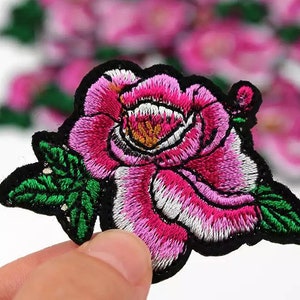 Y2k Love Aesthetic Pink Embroidered Patches Clothing Thermoadhesive Patches  Fusible Patch on Clothes Badge for Girl Sewing Cheap