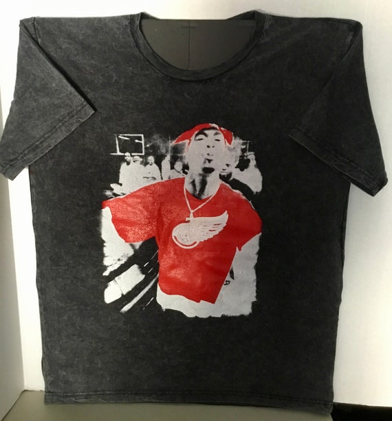 tupac red wings shirt