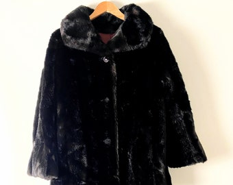Brown Faux Fur Coat | Aleutian
