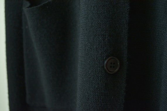 Vintage Wool Button Down Sleeveless Maxi Dress | … - image 3