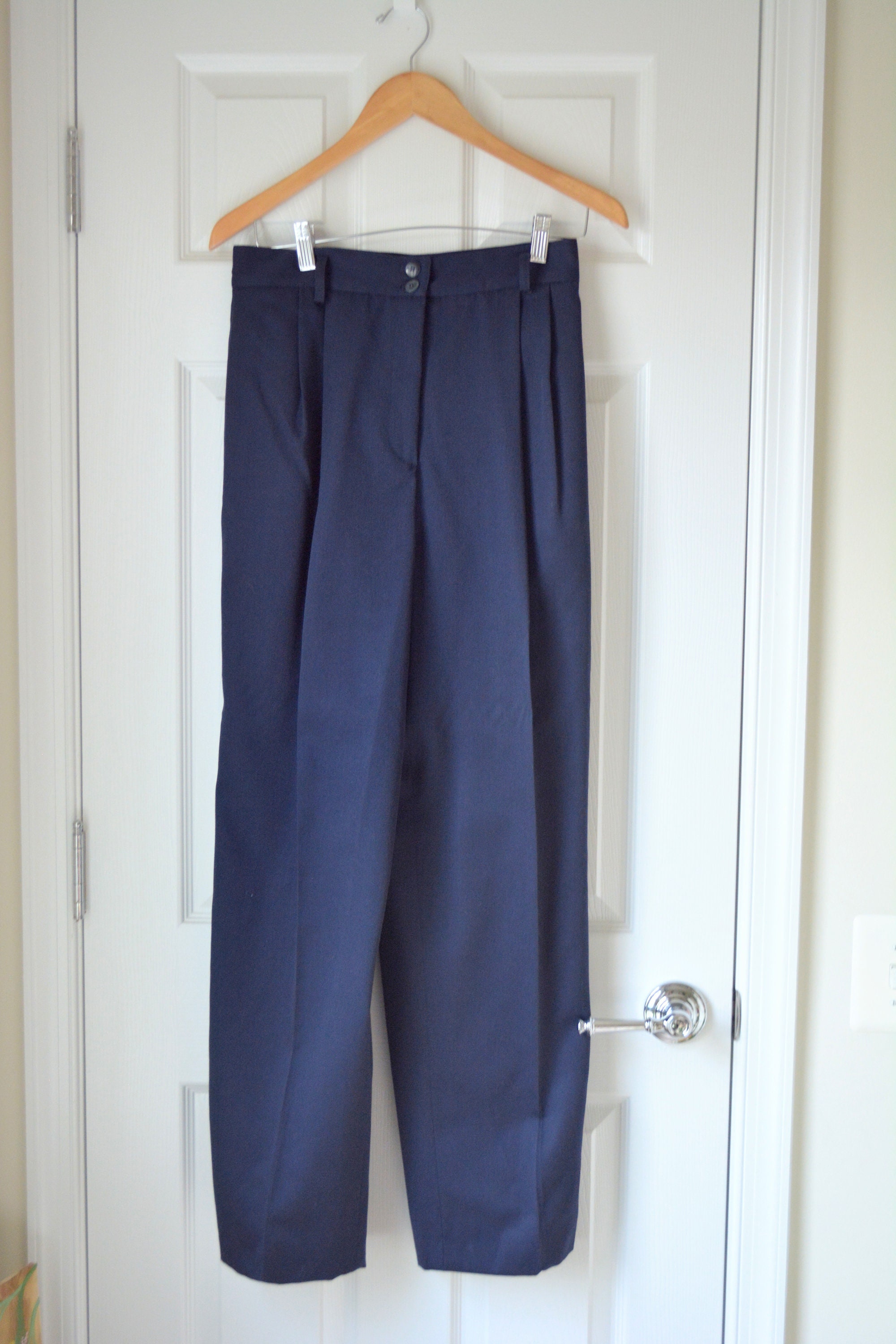 80s 90s GIVENCHY three tuck wide Slacks Vintage Slacks 3