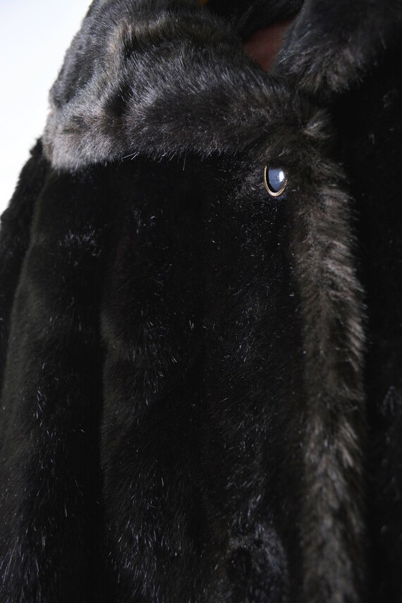 Brown Faux Fur Coat | Aleutian - image 2