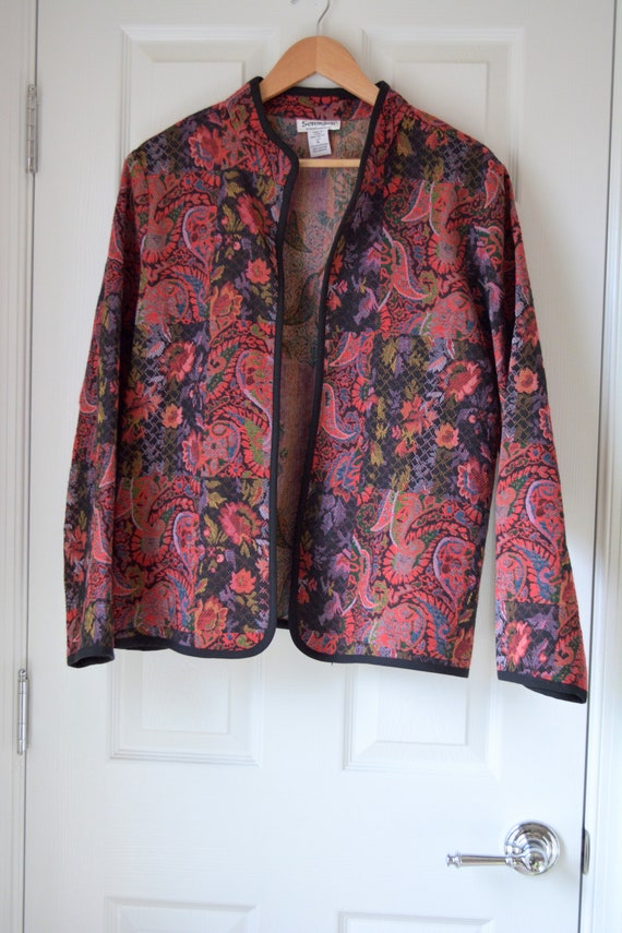 Paisley Eclectic Textured Colorful Jacket | Sereng