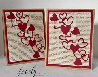 Valentines Day Cards, Paper Craft, Handmade Greeting Cards, Love Cards, Blank Cards, Greeting Cards, Gift