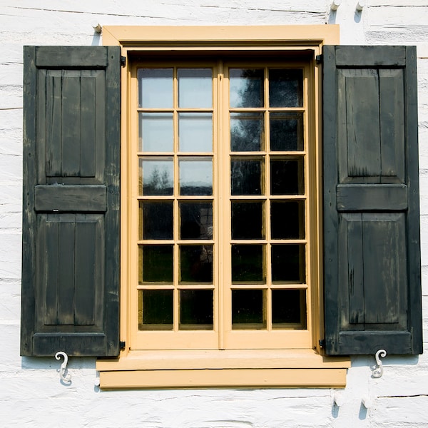 Window, Shutters, Rustic, Wood, Glass, Pixeltrot,  ,,Wall Art