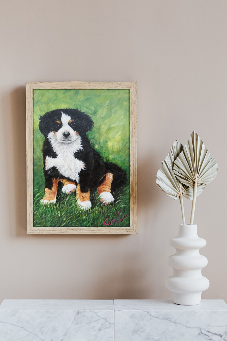 Pet Portrait Water Paint Painting Personalized Pet Gift Dog Portrait Custom Painting Photo Custom Dog Portrait Canvas Painting Pet Supplies Pet Portraits Delage Com Br