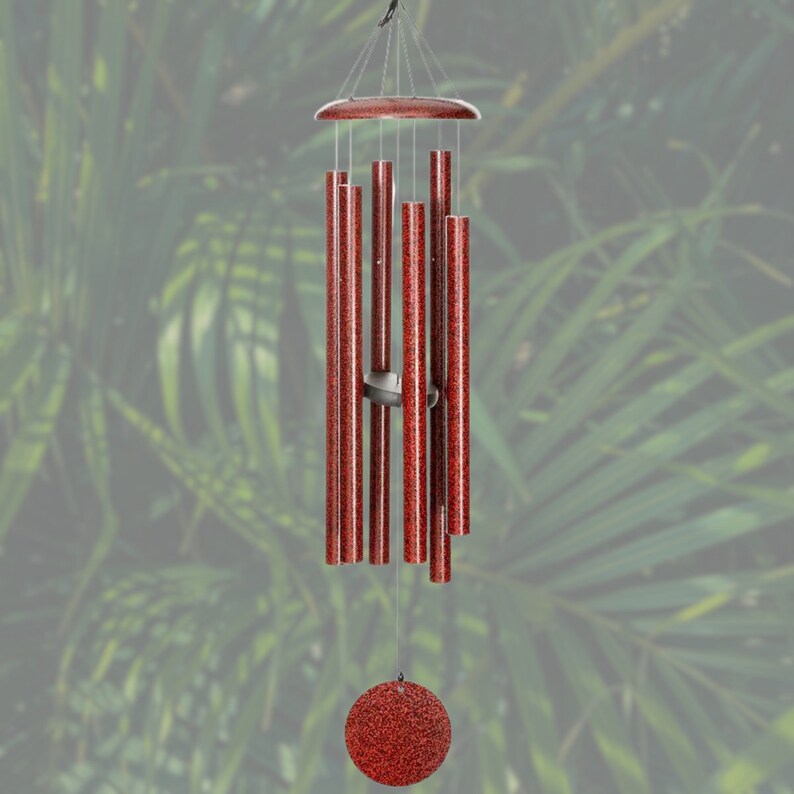 Personalized Engraved Wind Chime 44 Inch Metal Corinthian Bells Scale