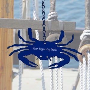 Engraved Small Crab Wind Catcher