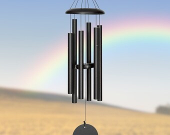 Metal Engraved Wind Chime - 30 Inch Corinthian Bells - Scale Of A