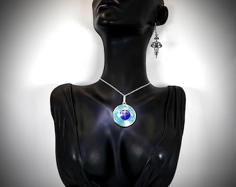 Colar Olhos de Buda em Prata de Lei: brincos, Turquesa, Lápis-lazúli, Feito à mão, #presente, #DiaDasMães