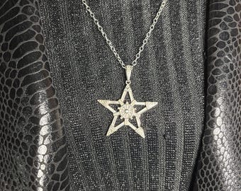 Norse Viking Navigator Pentagram Pendant | 925 Sterling Silver & Gold — Pagan, Wiccan, Gothic Necklace, #witch, #everyone, #gift