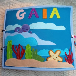 Quiet book dollhouse baby Shark dollhouse feltbook busybook