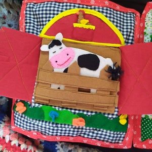 Quiet book quiet book sensory book sensory cloth book quietbook farm sensory book farm