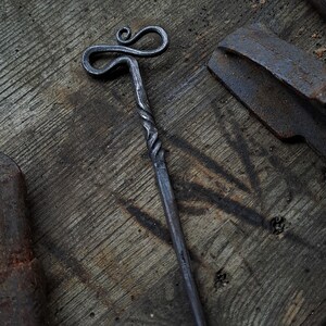 Handforged hairpin Bild 2